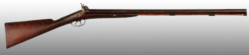 Appraisal: English Double Barrel Muzzle Loading Shotgun Description OL - BL