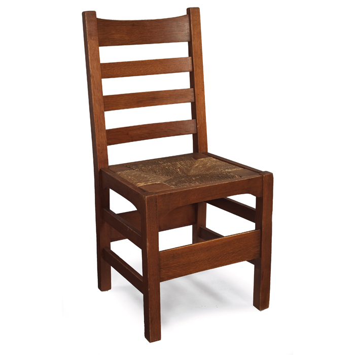 Appraisal: La Hacienda The John L Jerome Collection Gustav Stickley chair