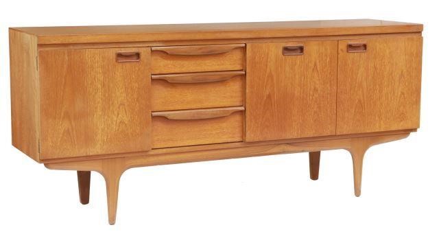 Appraisal: English mid-century modern teak sideboard Greaves and Thomas c s