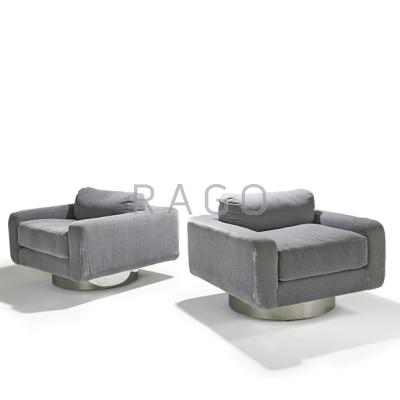 Appraisal: VLADIMIR KAGAN VLADIMIR KAGAN DESIGNS INC Pair of club chairs