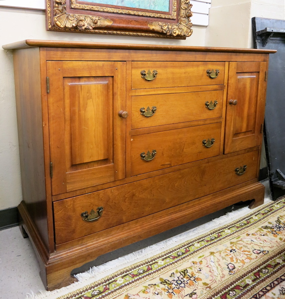 Appraisal: STICKLEY CHERRY WOOD BUFFET Cherry Valley Collection L J G