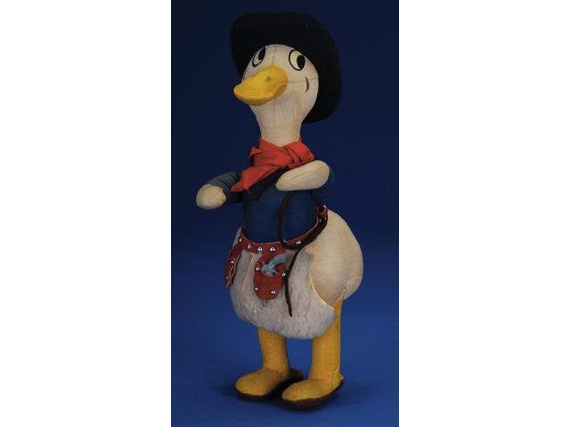 Appraisal: Knickerbocker Donald Duck Cowboy America ca all cloth with original