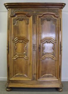 Appraisal: Magnificent Palace Size th Cent French Armoire Nice original patina