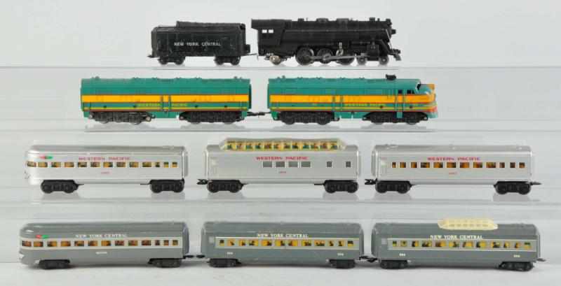 Appraisal: Lot of Marx O-Gauge Train Sets American Includes one steam