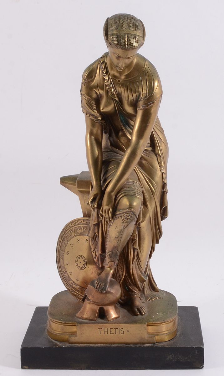 Appraisal: HEBERT Pierre Eugene Emile French - ''Thetis'' Dore Bronze ''