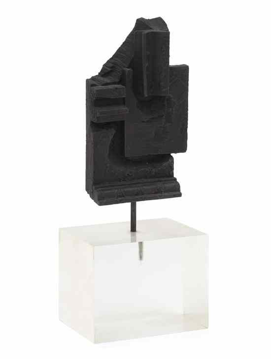 Appraisal: Louise Nevelson American - Brandeis Multiple bronze inscribed Nevelson and