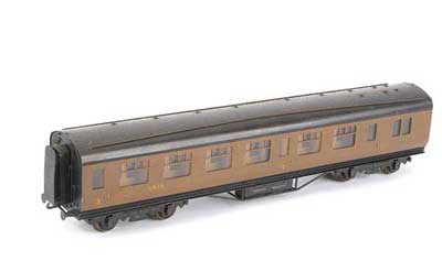 Appraisal: Exley K LNER all rd Side Corridor Brake End Coach