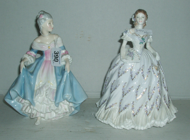 Appraisal: Southern Belle HN And A Royal Worcester Figure The Last