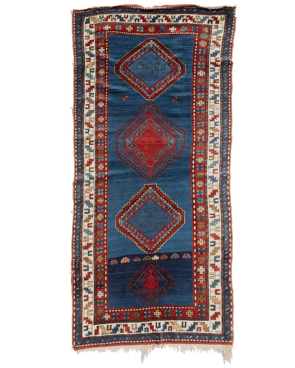 Appraisal: A Caucasian area rug Late th Early th Century Wool