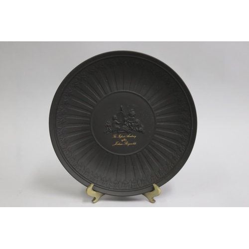 Appraisal: Limited edition black basalt Wedgwood plate The Infant Academy after