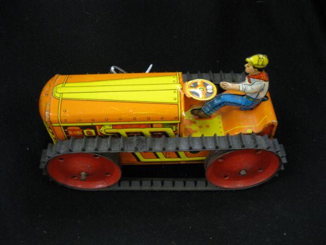 Appraisal: Marx Tin Wind-Up Farm Tractor working