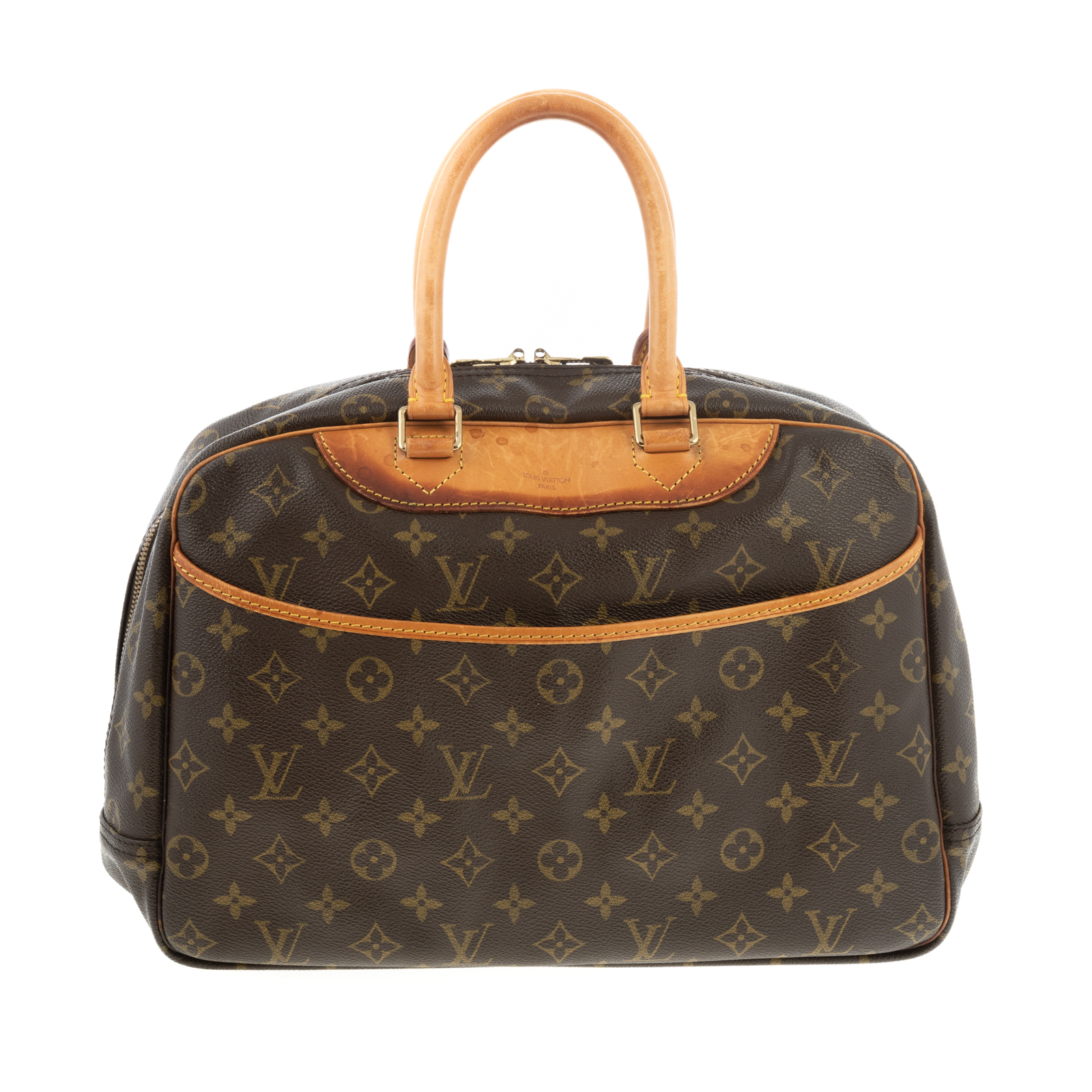 Appraisal: A LOUIS VUITTON MONOGRAM DEAUVILLE A brown and tan Monogram