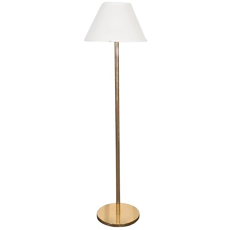 Appraisal: Casella Brass Floor Lamp c Casella brass floor lamp circa