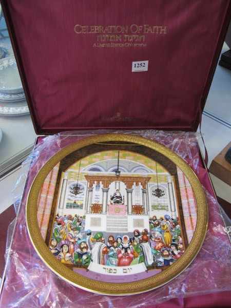 Appraisal: TWO BOXED ROYAL DOULTON 'CELEBRATION OF FAITH' COLLECTORS PLATES