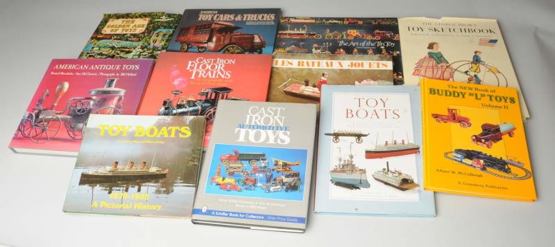 Appraisal: Train and toy hardbound books Lot includes The Golden Age