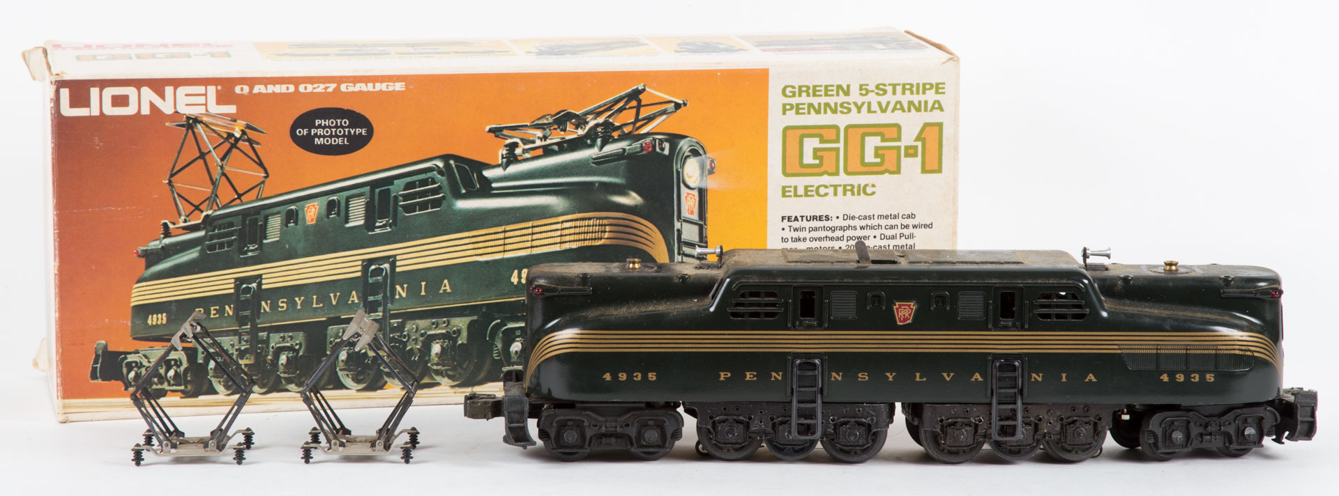 Appraisal: Lionel GG boxed modern boxed engine dated Condition Near new