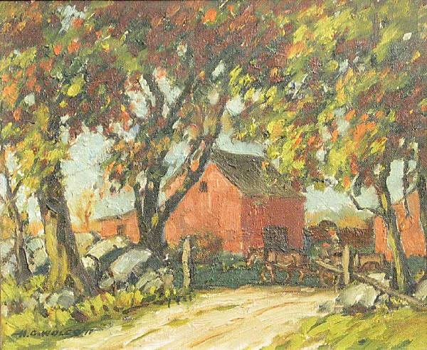 Appraisal: Harold C Wolcott American - Autumn signed 'H C Wolcott'