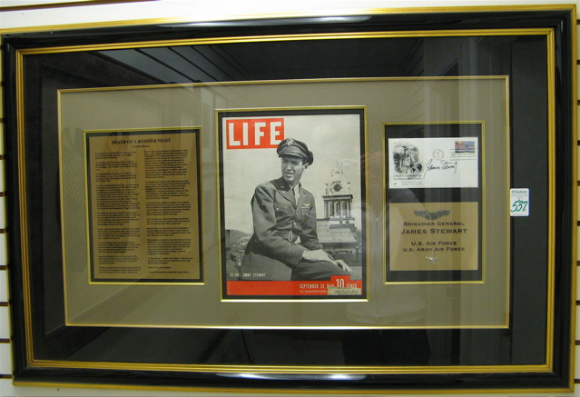 Appraisal: BRIGADIER GENERAL JAMES STEWART the movie star with his autograph