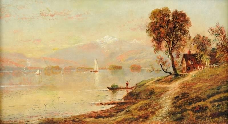 Appraisal: EDMUND DARCH LEWIS American - A PAINTING Sailing on the