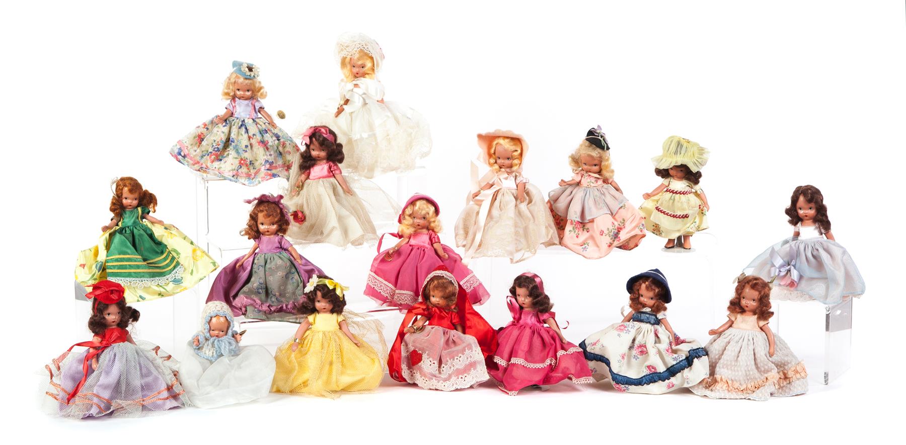 Appraisal: COLLECTION OF SEVENTEEN NANCY ANN STORYBOOK DOLLS IN ORIGINAL BOXES