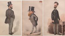 Appraisal: th Century Spy Prints Lot of three men's fashion plates