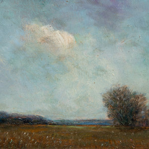 Appraisal: Louis J Millet American - Landscape with Clouds oil on