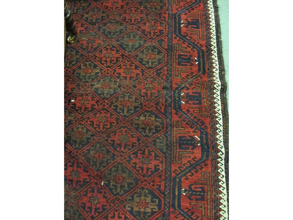 Appraisal: Persian floor rug and a Chinese rug