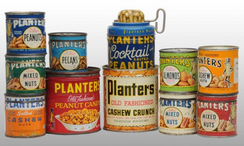 Appraisal: Lot of Planters Peanut Tins Description Includes two full tins