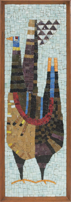 Appraisal: Evelyn Ackerman tile mosaic by ERA Industrias colorful design in