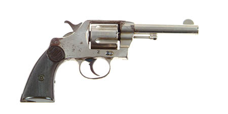 Appraisal: COLT MODEL DA REVOLVER Cal Colt SN Nickel finish with