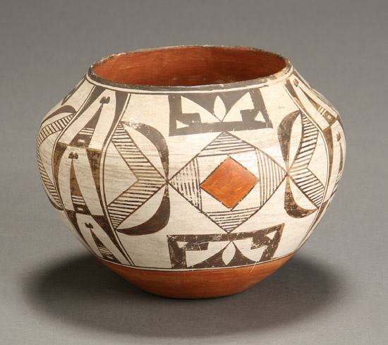 Appraisal: Southwest Polychrome Decorated Pottery Jar Acoma Second Quarter th Century