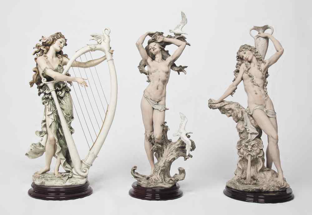 Appraisal: GIUSEPPE ARMANI LIMITED EDITION FIGURINES To include ANGELICA C SEA