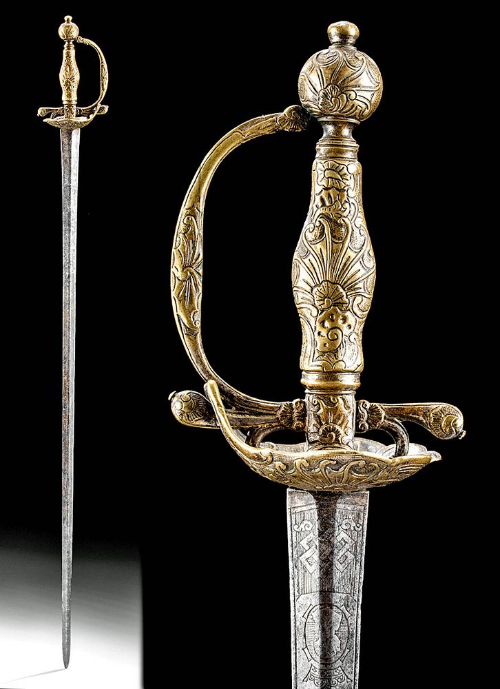 Appraisal: Fine th C French Steel Cavalry Trooper's Sword Western Europe