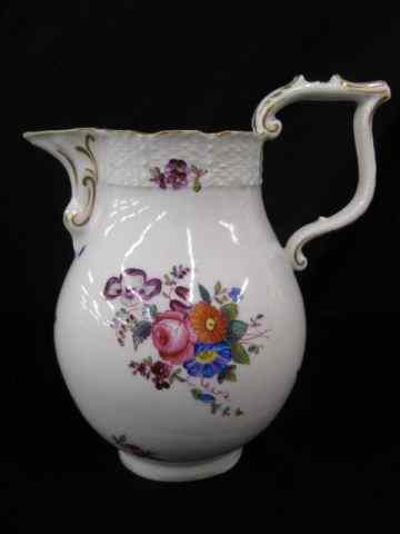 Appraisal: Herend Porcelain Milk Pitcher handpainted floral bouquets '' early marking