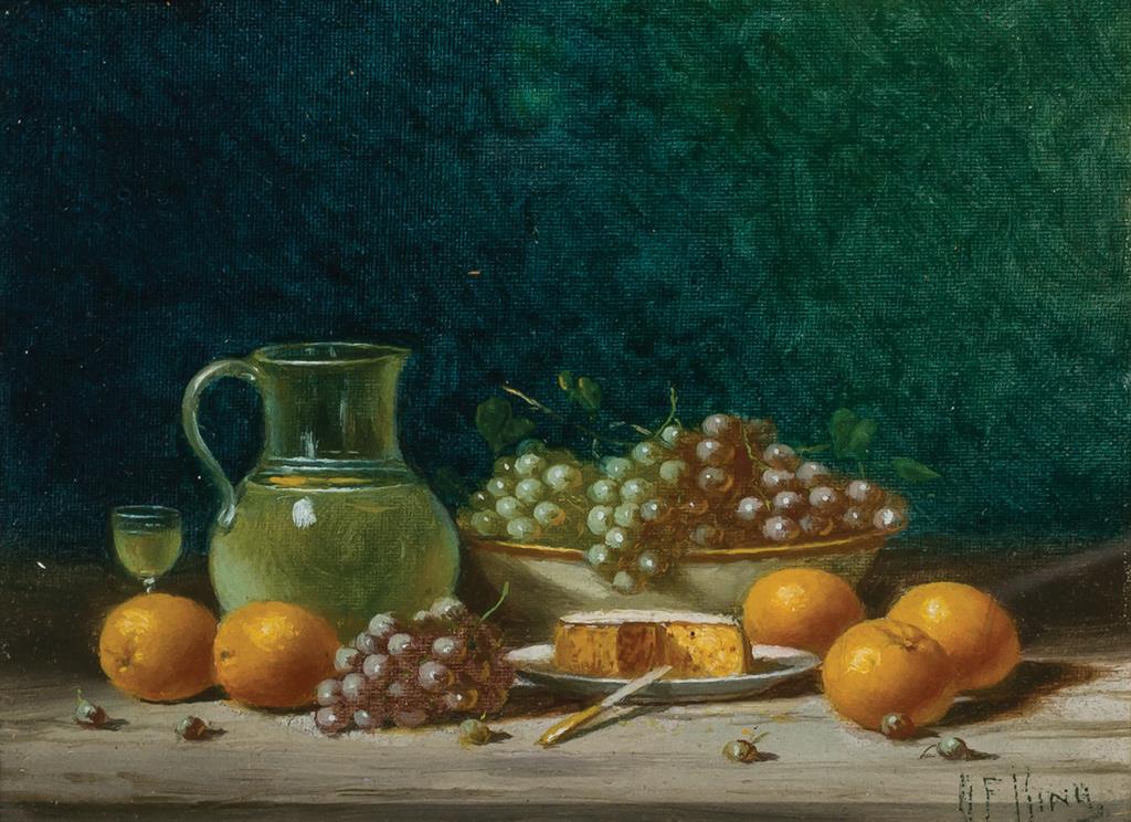 Appraisal: ALBERT FRANCIS KING American - Still Life with Fruit and