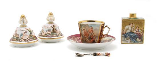 Appraisal: A Royal Vienna Cup and Saucer decorated with figural scenes