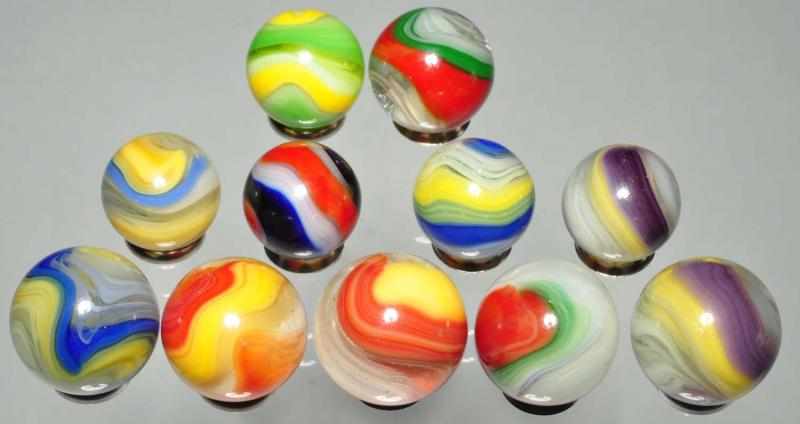 Appraisal: Lot of Akro Agate Popeye Marbles Description This group includes