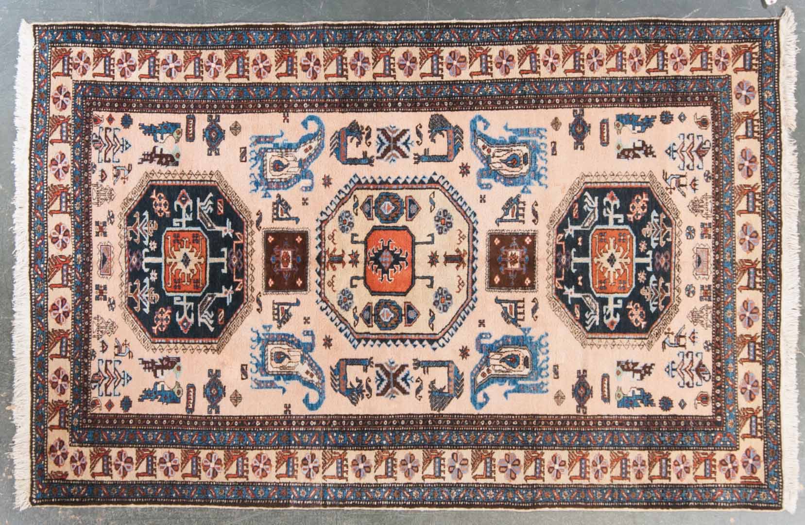 Appraisal: Meshkin rug approx x Iran circa