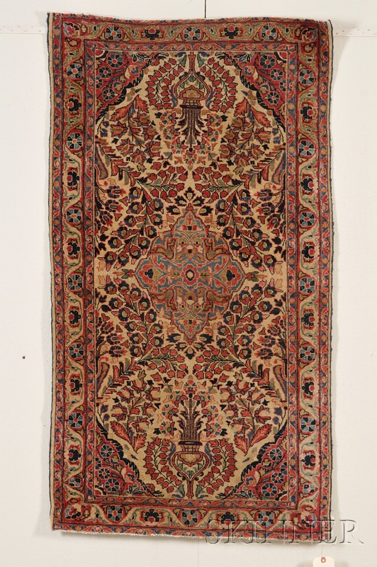 Appraisal: Sarouk Rug West Persia early th century outer guard stripe