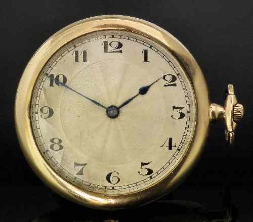 Appraisal: A gentleman's Swiss ct gold cased keyless lever pocket watch