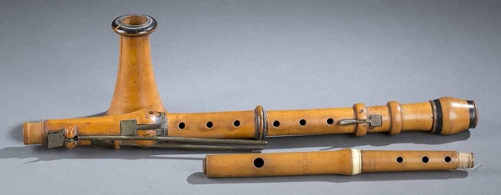 Appraisal: Clarinet th century Clarinet th century London England Maker Metzler