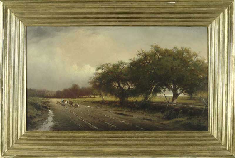 Appraisal: WILLIAM RICHARDSON TYLER American - AFTER THE RAIN Oil on