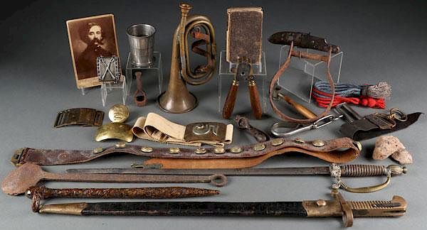 Appraisal: A GROUP OF CIVIL WAR RELATED ITEMS CIRCA A GROUP