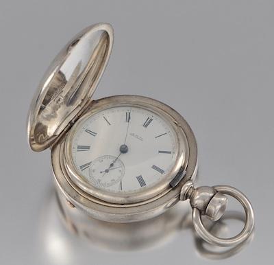 Appraisal: An American Waltham Coin SIlver Pocket Watch ca - Coin