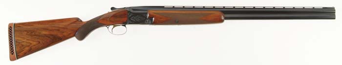 Appraisal: CASED BELGIAN BROWNING GRADE SUPERPOSED SHOTGUN Cal ga Mag SN