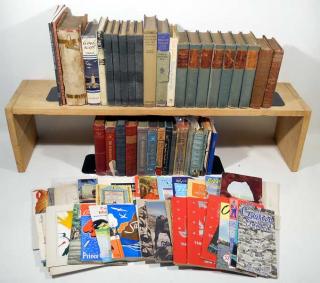 Appraisal: Vintage Antique BOOKS EPHEMERA Art Children Travel History America World