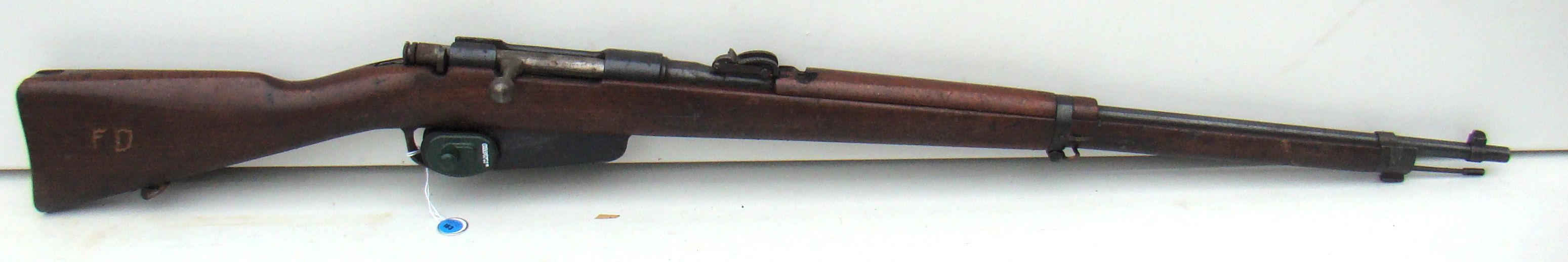 Appraisal: ITALIAN MODEL BOLT-ACTION RIFLE mm Serial Blued finish Length of