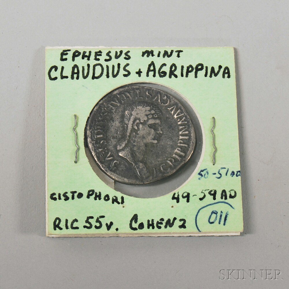 Appraisal: Ancient Roman Empire Silver Cistophoric Tetradrachm Coin Ephesus c -