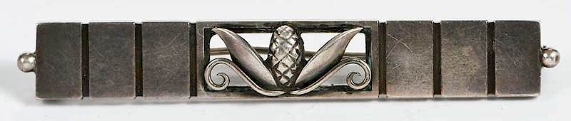 Appraisal: Georg Jensen Sterling Brooch design B x - in gramsProvenance