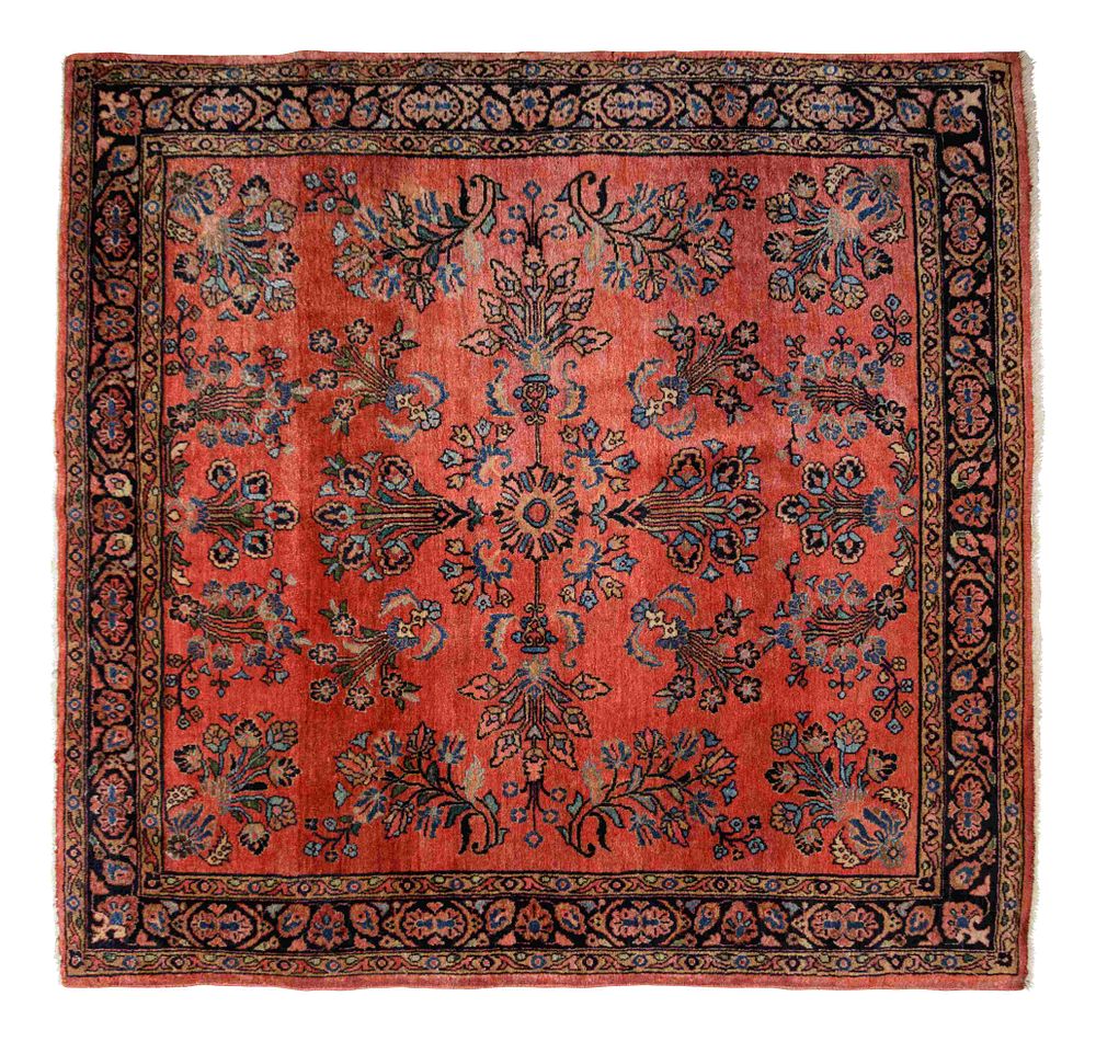 Appraisal: A Sarouk Wool Rug A Sarouk Wool Rug Circa feet